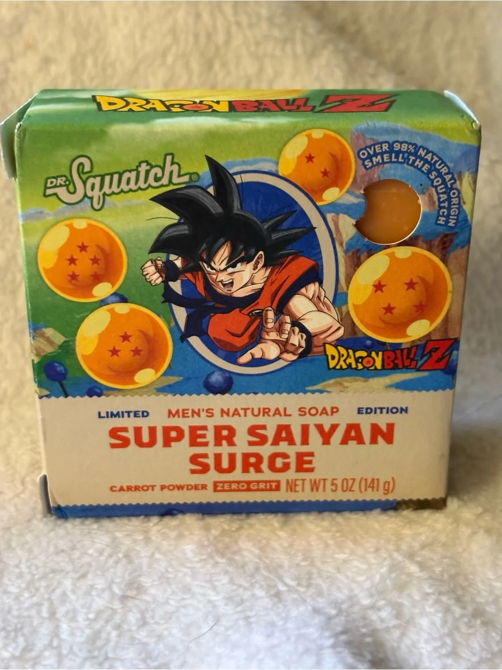 Dr. Squatch x Dragon Ball Z Super Saiyan Surge Bar Soap Limited-Edition